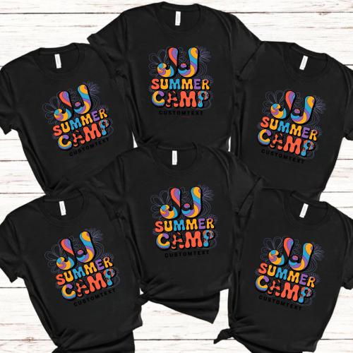 JJ Summer Camp Custom Trip Shirt - Groovy Retro Outdoor Vibes