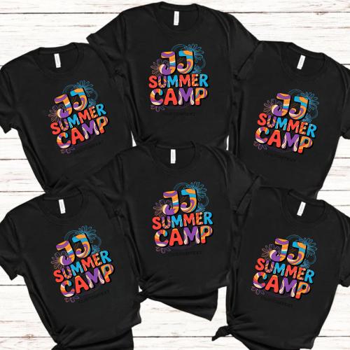 JJ Summer Camp Custom Trip Shirt - Retro Groovy Style