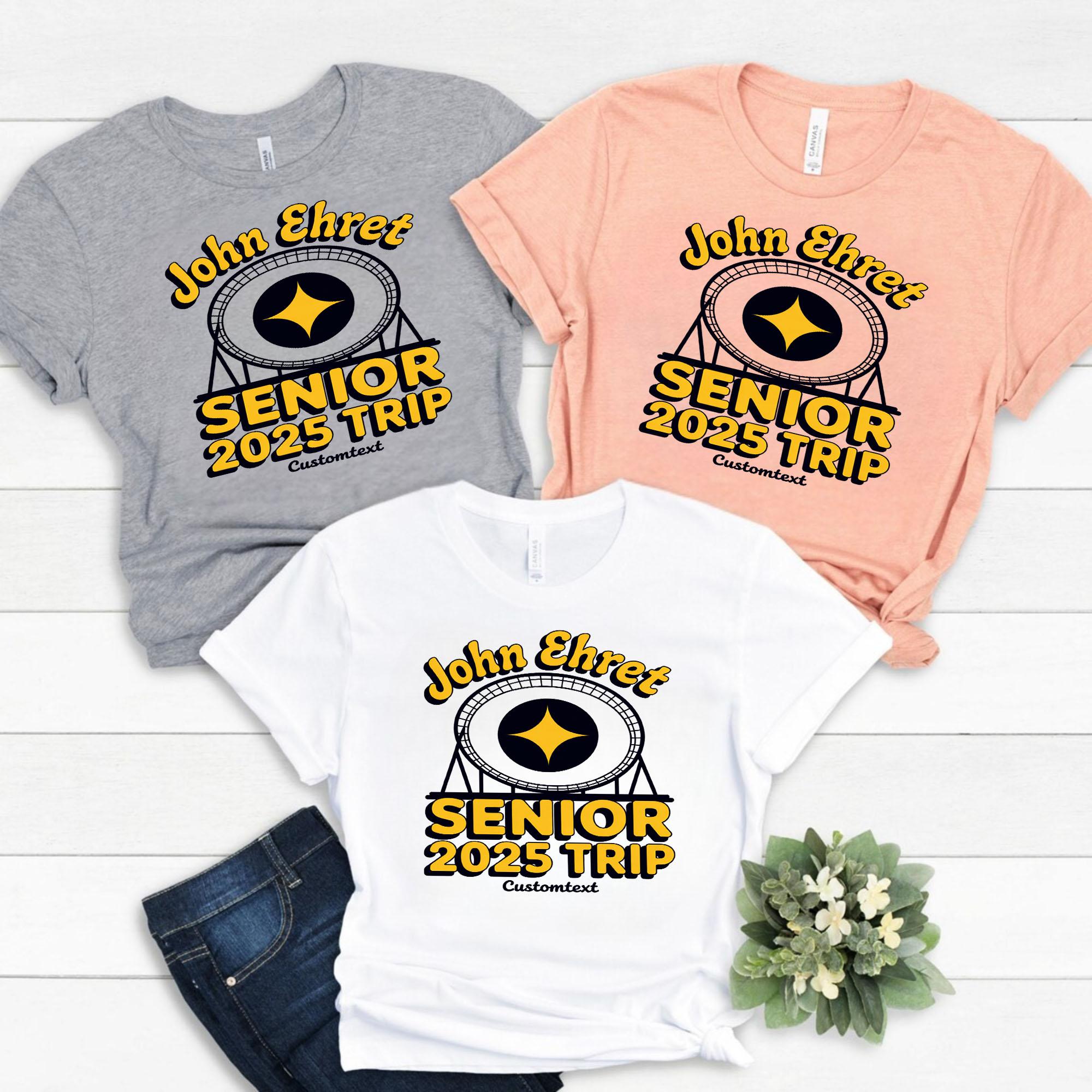 John Ehret Senior Trip 2025 Shirt Custom – Fun Amusement Park Field Trip Tee john ehret senior trip 2025 shirt custom fun amusement park field trip tee style 3 thumb 439