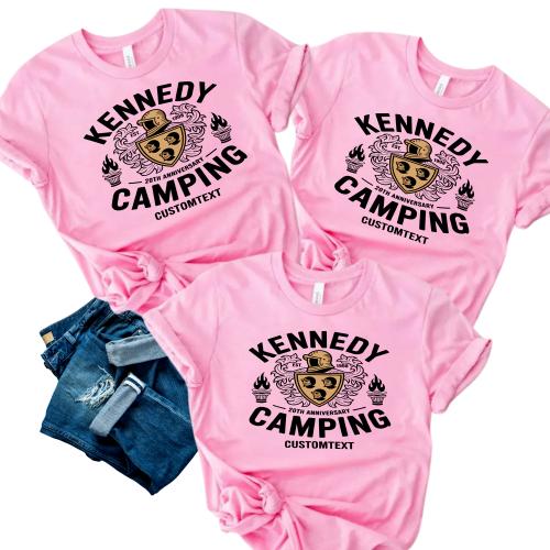 Kennedy Camping 20th Anniversary Trip Shirt – Custom Legacy Adventure Style