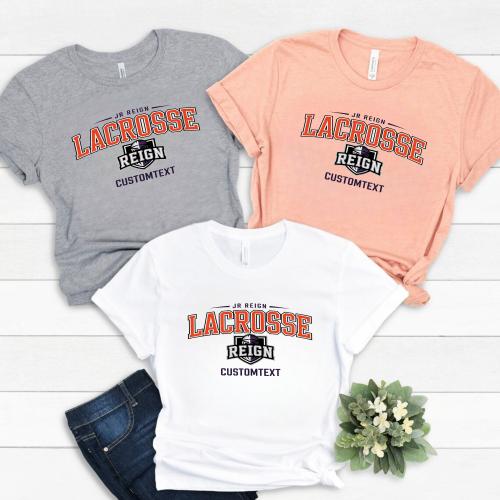 Knights Lacrosse Club Sport Team T-shirt – JR Reign School Spirit Edition