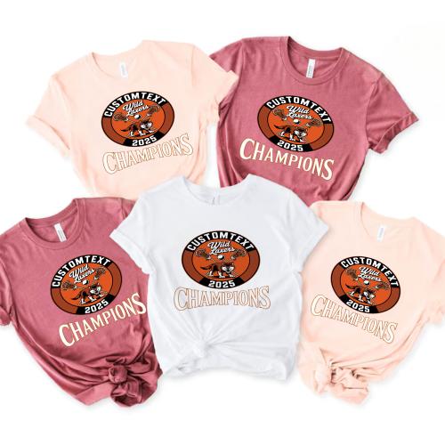 Lacrosse Champions Club Sport Team T-shirt – Varsity Mascot Tournament Edition