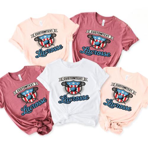 LACROSSE Varsity Sport Team Shirt – Custom School Tee