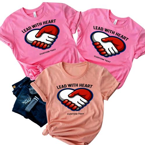 Lead With Heart Custom Photography Club Shirt – Vintage Cute Style