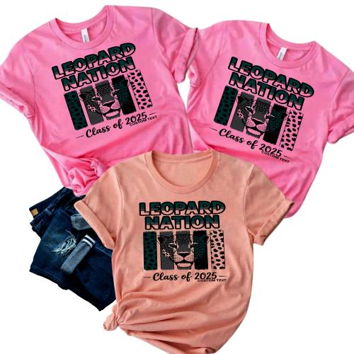 Leopard Nation Class Of 2025 Custom Shirt – Vintage Animal Photography Club Tee