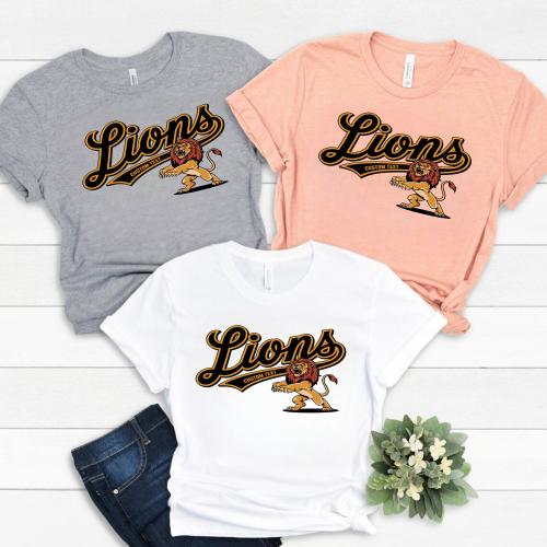 Lions School Pride Shirt – Team Mascot Spirit Tee for High School Events