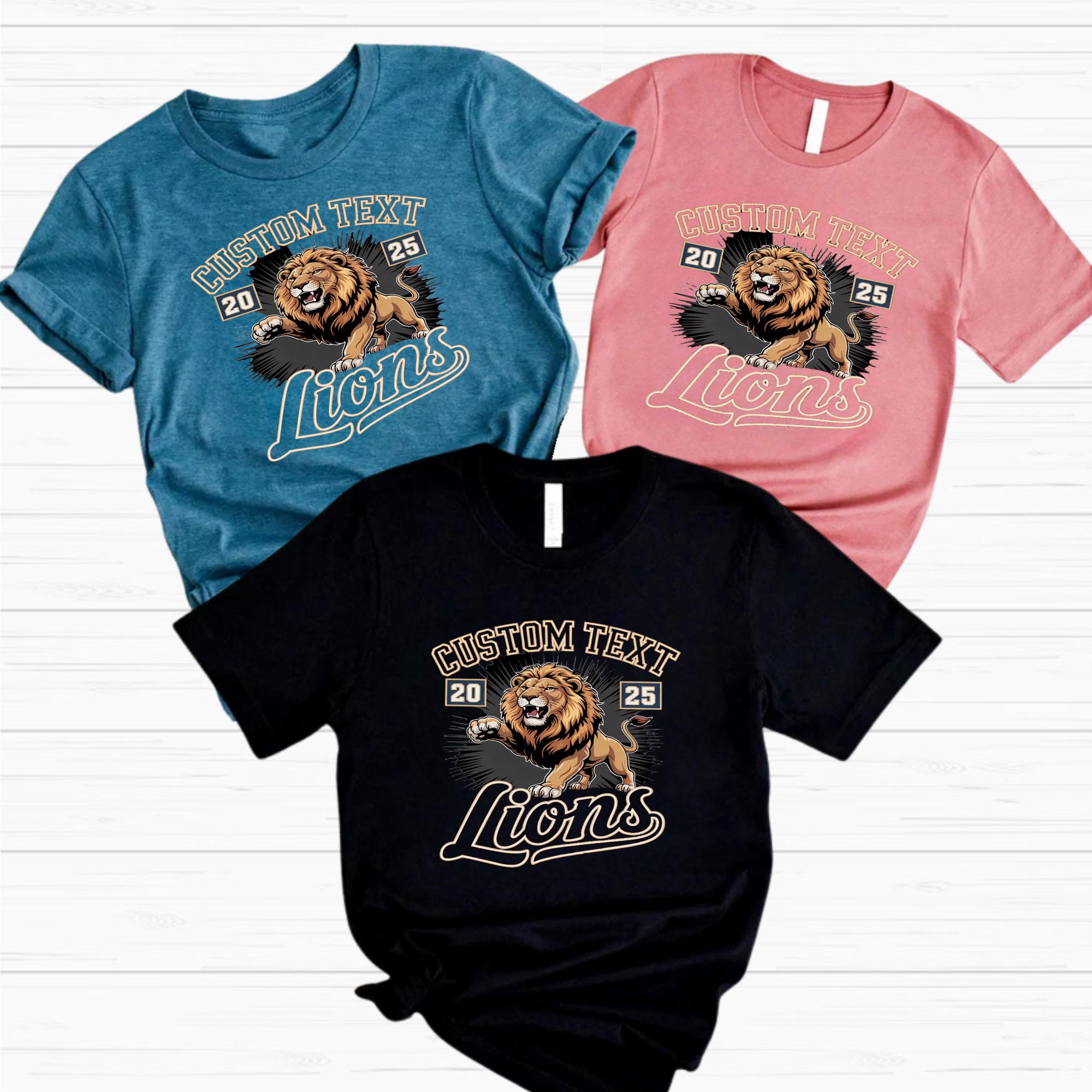Lions Varsity Mascot Shirt – Retro School Spirit Tee 2025 lions varsity mascot shirt retro school spirit tee 2025 style 1 thumb 786