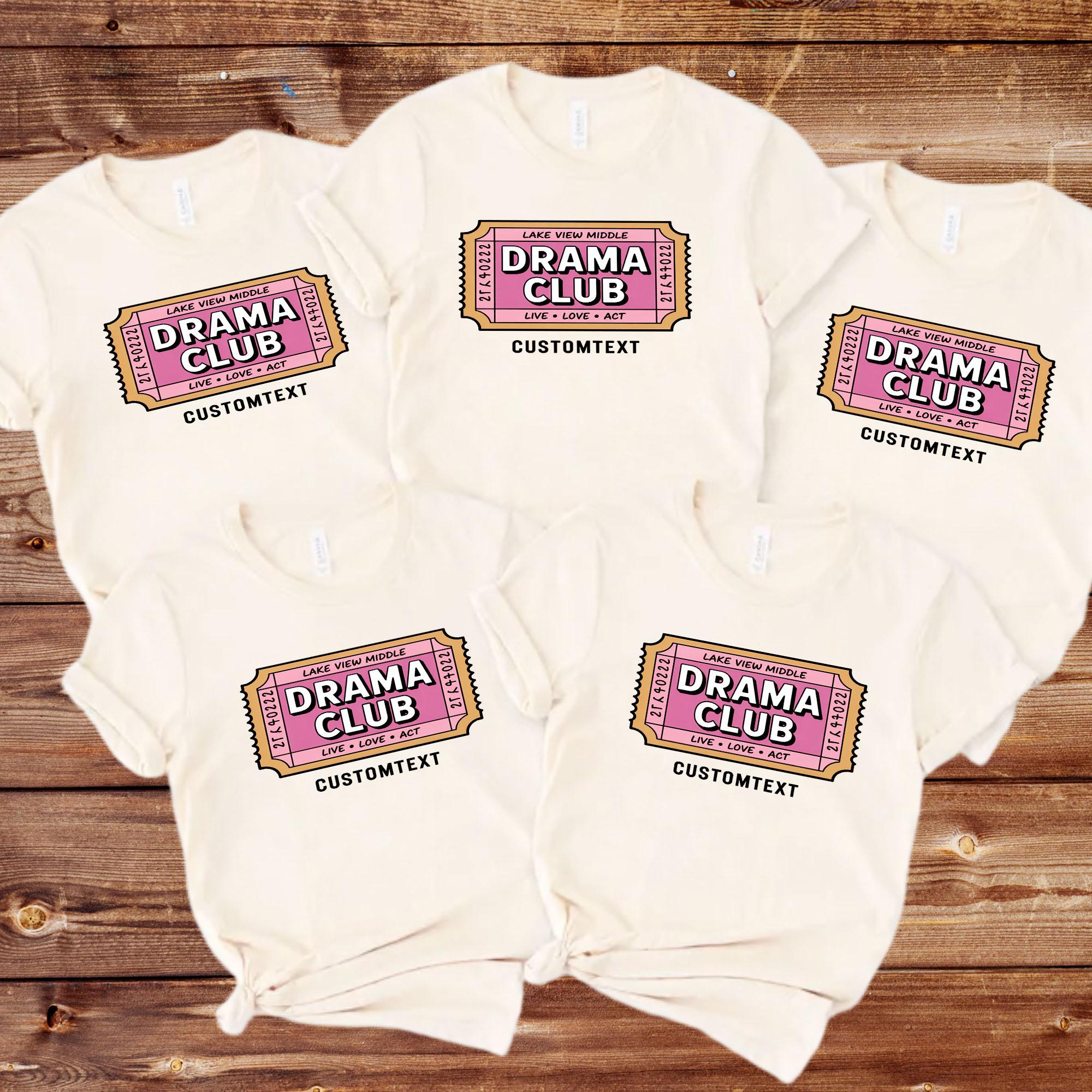 Live Love Act Drama Club Shirt – Cute Theater Ticket Style Custom Tee live love act drama club shirt cute theater ticket style custom tee style 3 thumb 44