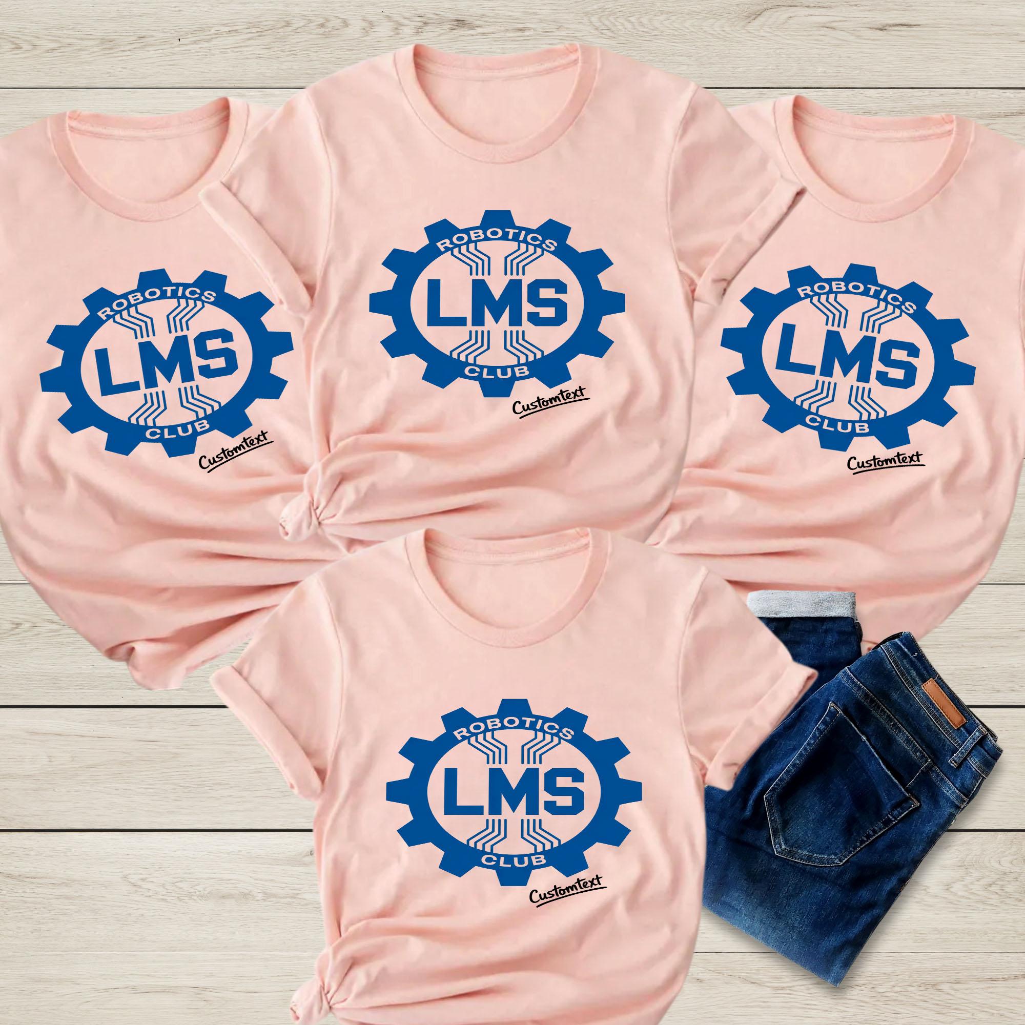 LMS Robotics Club Shirt – Classic Gear Logo Custom STEM Tee lms robotics club shirt classic gear logo custom stem tee style 2 thumb 214