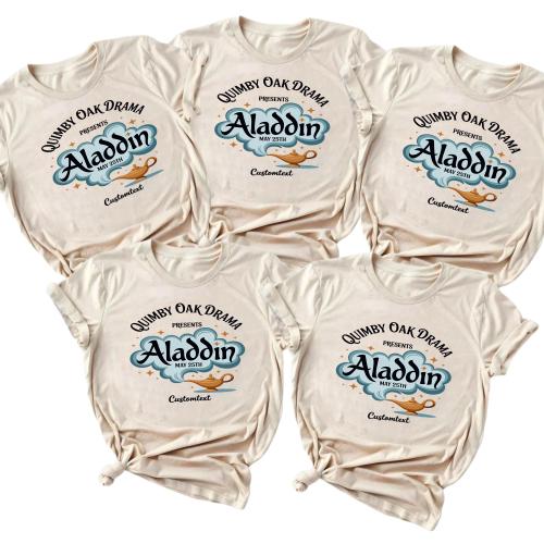 magical genie lamp shirt aladdin drama club quimby oak retro theater tee style 3 thumb 45