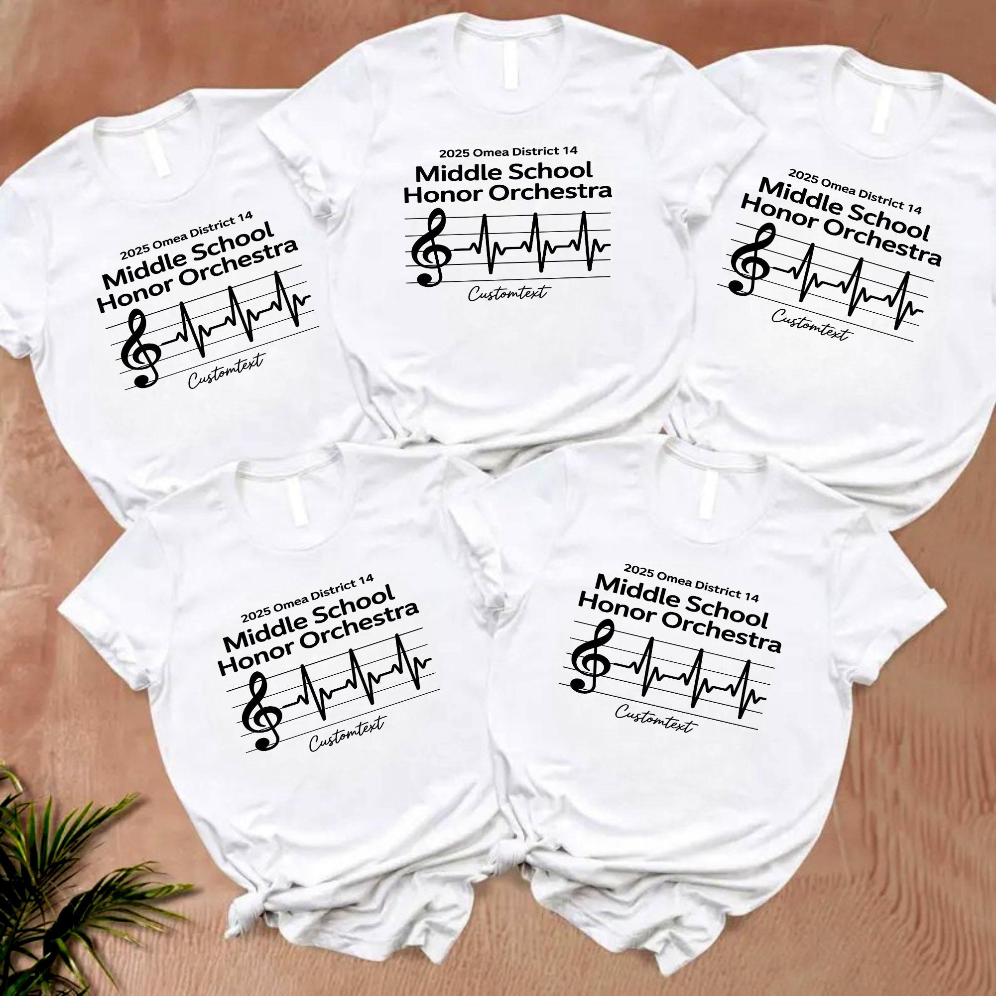 Middle School Music Club Shirt – OMEA Honor Orchestra 2025 Custom Tee middle school music club shirt omea honor orchestra 2025 custom tee style 2 thumb 195
