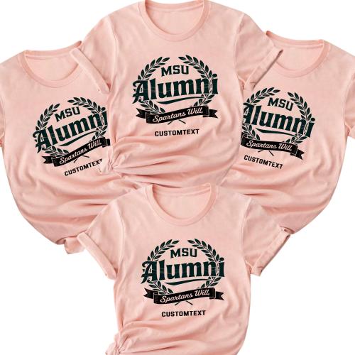 MSU Alumni College Spirit Shirt – Custom Graduation Shirt For Proud Graduates
