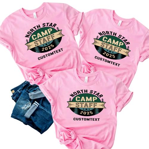 North Star Camp Staff 2025 Trip Shirt – Custom Rustic Adventure Crew Style