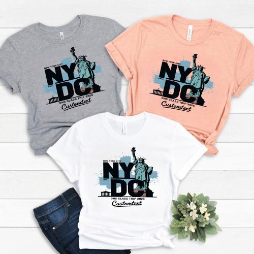 NYC DC OHS Class Trip 2025 Shirt Custom – New York Washington Fun Field Trip Tee