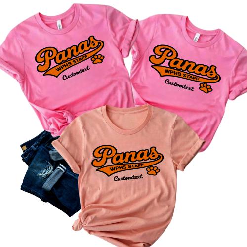 Panas WPHS Staff Customtext Shirt - Retro Vintage Photography Club Shirt