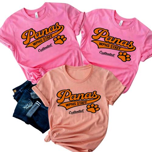 Panas WPHS Staff Shirt Retro Vintage Custom Text Photography Club Teacher Tee