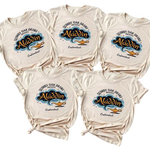 Quimby Oak Drama Club Shirt – Aladdin Genie Lamp Cute Retro Theater Tee