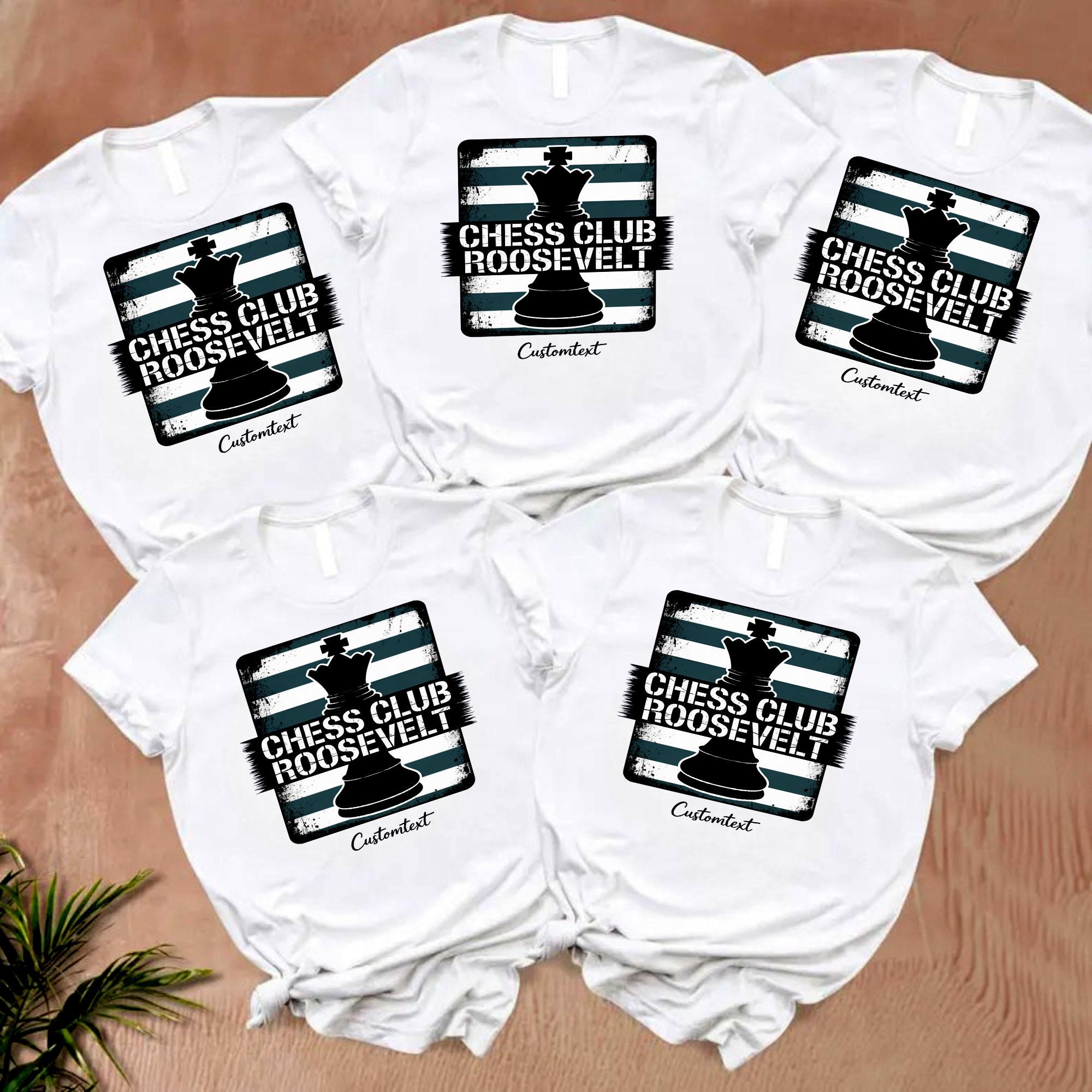 Roosevelt Chess Club Shirt – Custom Grunge King Design School Chess Tee roosevelt chess club shirt custom grunge king design school chess tee style 2 thumb 83