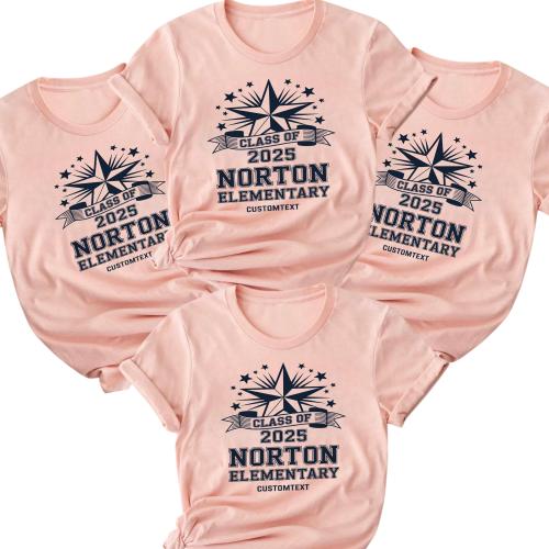 School Spirit Shirt – Class of 2025 Norton Elementary Varsity Tee