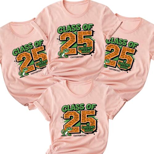 Senior Class of 2025 Frog Mascot Shirt – Custom Graduation Shirt