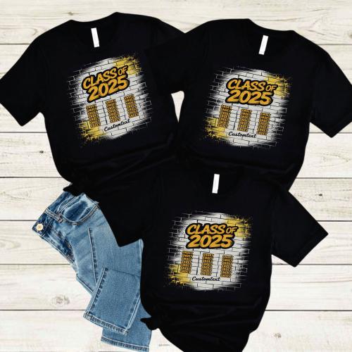 Senior Class Of 2025 High School Graffiti Shirt – Street Art Graduation Shirt Seniors