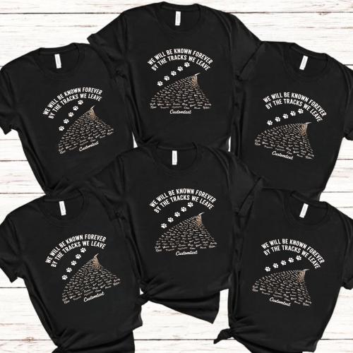 Senior Class of 2025 Paw Print Track Shirt – Custom Graduation Shirt