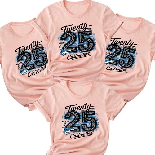 Senior Class of 2025 Shark Mascot Shirt – Graduation Shark Pride T-Shirt