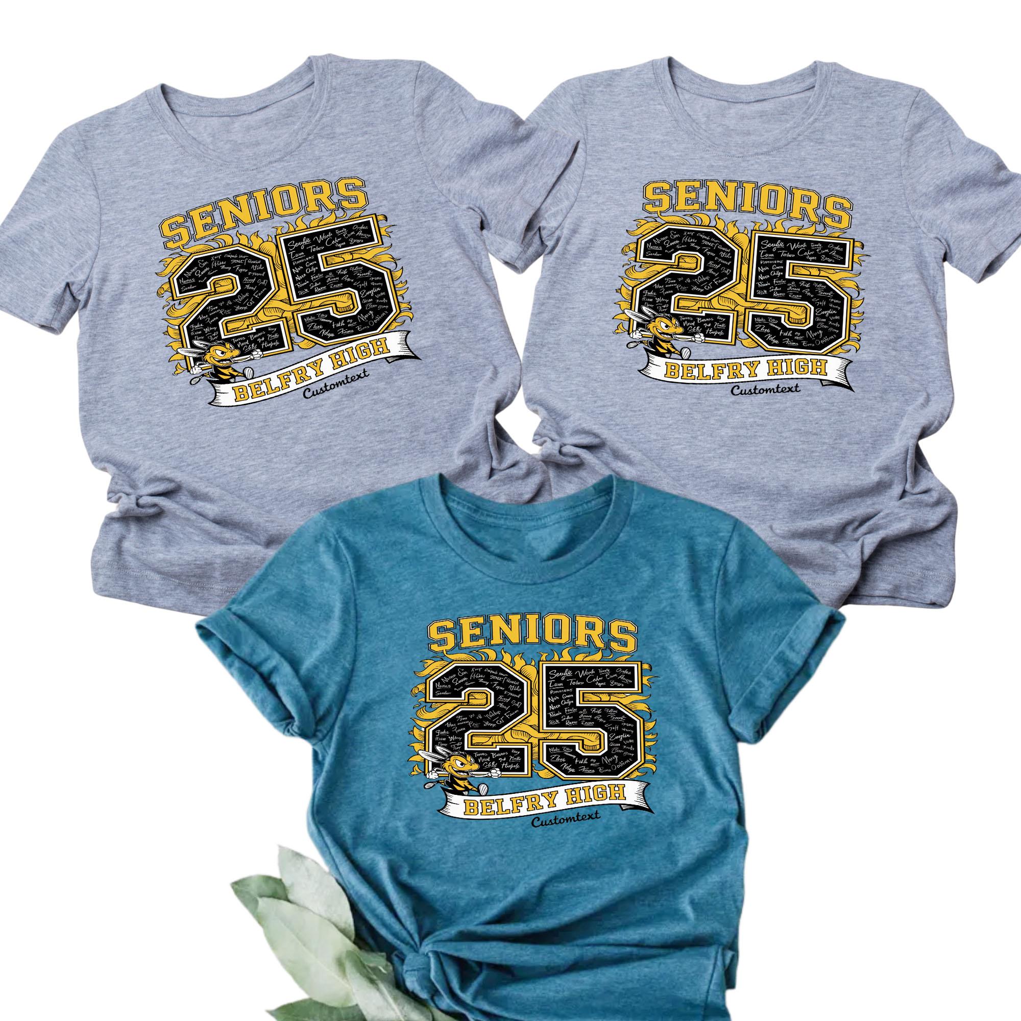 Senior Class Of 2025 Yellow Jacket Mascot Shirt – Graduation Shirt With School Mascot senior class of 2025 yellow jacket mascot shirt graduation shirt with school mascot style 2 thumb 482