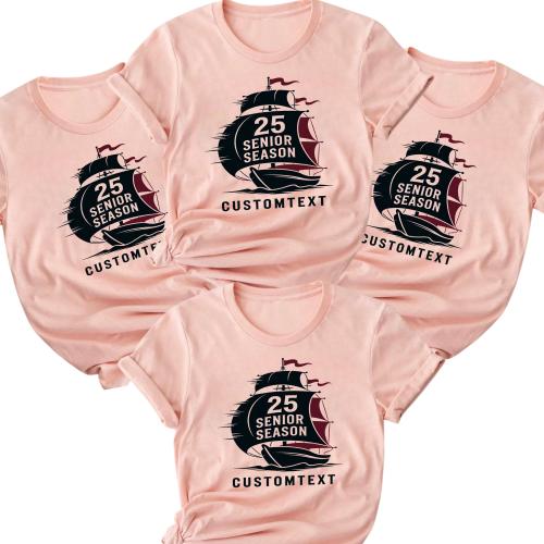 Senior Season Custom Shirt – 2025 Graduation Ship Tee Alumni Spirit