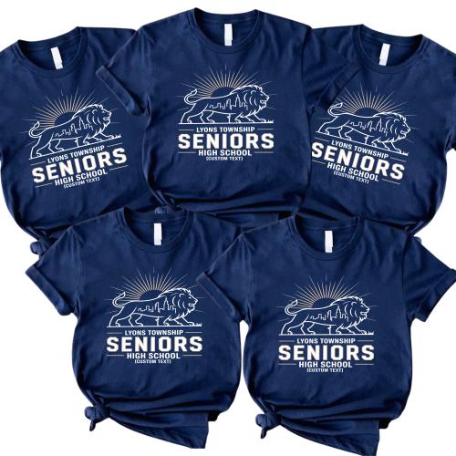 Seniors 2025 Urban Lion Shirt – Lyons Township High School Graduation Tee