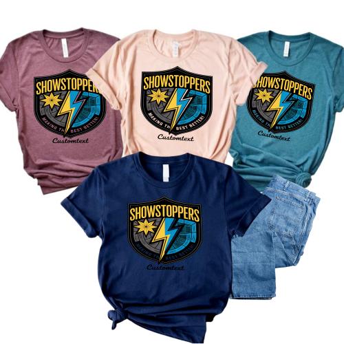 Showstoppers Crest Shirt – Making The Best Better – Custom Club Tee Miscellaneous Retro Style