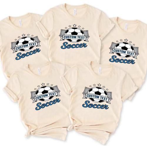 Soccer Tournament Club Sport Team T-shirt – Classic Varsity Hoop Badge Edition