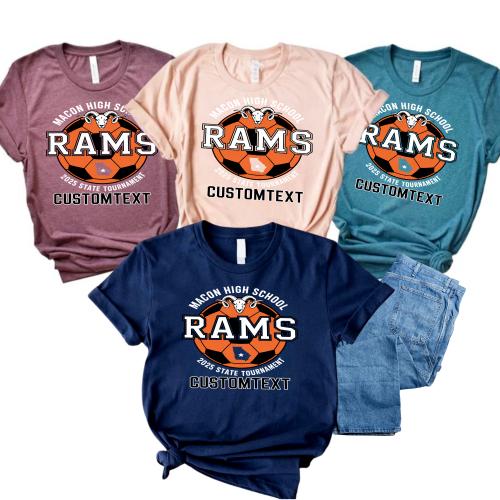 Soccer Tourney Shirt – Varsity Sport Team Custom Mascot
