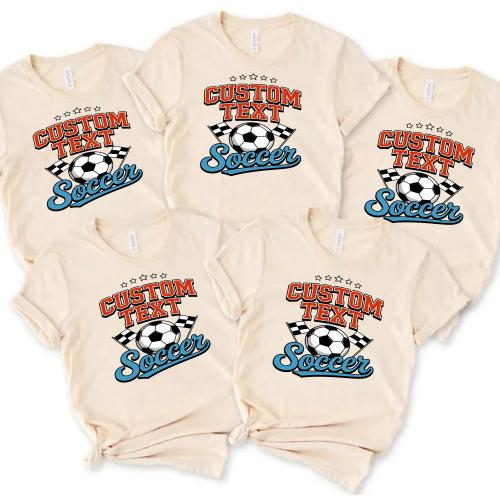 Soccer Varsity Sport Team Shirt – Custom School Name Tee