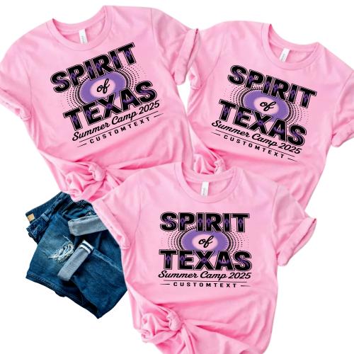 Spirit of Texas Summer Camp 2025 Custom Trip Shirt - Bold Adventure Style