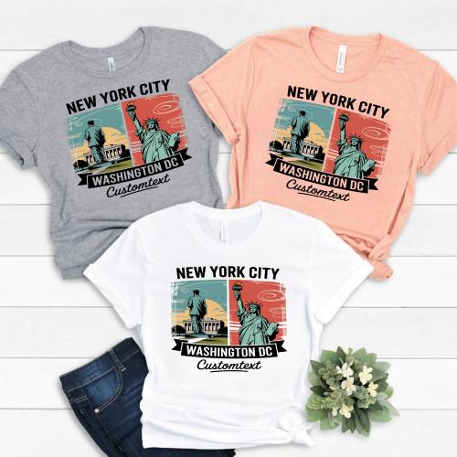 St. Gregory HS East Coast Trip Shirt Custom – NYC Washington DC Field Adventure Tee