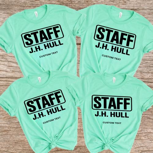 Staff J.H. Hull Custom Text Retro Vintage Photography Club Shirt