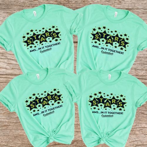 Stars AMS In It Together Custom Retro Vintage Fun Photography Teacher Staff Shirt