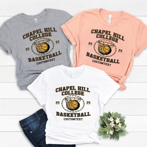 Stars Circle Basketball Club Sport Team T-shirt – Classic Vintage Varsity Design
