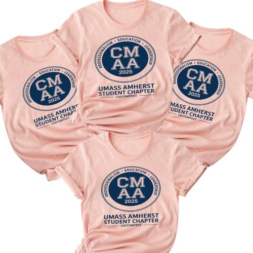 Student Chapter College Shirt Badge Style – Custom Graduation Shirt