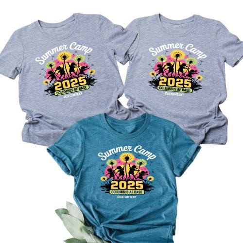 Summer Camp 2025 Columbus AF Base Trip Shirt – Custom Playful Outdoor Style