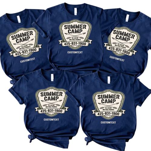 Summer Camp Si View Metro Parks Trip Shirt – Custom Badge Adventure Style