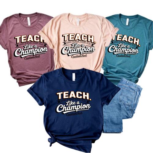 Teach Like a Champion Shirt – Every Player Every Day Custom Retro Club Tee