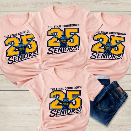 The Final Countdown Shirt – Seniors 2025 Quote Base Graduation T-Shirt