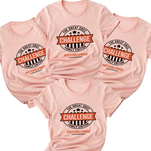 The Great SBCC Challenge Shirt – Family Edition Club Strip Shirt, Retro Team Spirit Style
