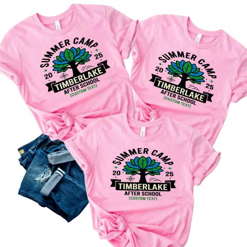 Timberlake After School Summer Camp 2025 Trip Shirt – Custom Nature Explorer Style
