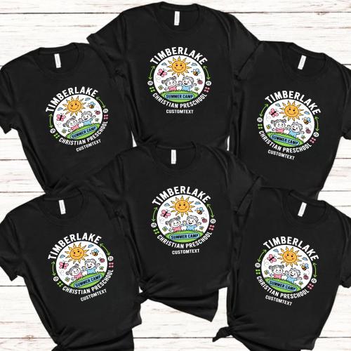 Timberlake Christian Preschool Summer Camp 2025 Custom Trip Shirt - Cute Kids Camp Style
