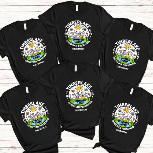 Timberlake Christian Preschool Summer Camp 2025 Shirt - Custom Cute Kids Style