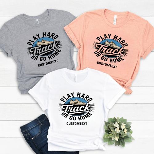 Track & Field Grunge Club Sport Team T-shirt – Play Hard Urban Varsity Style