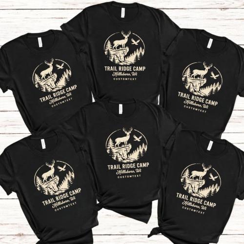 Trail Ridge Camp Hillsboro WI Custom Trip Shirt - Wilderness Adventure Style